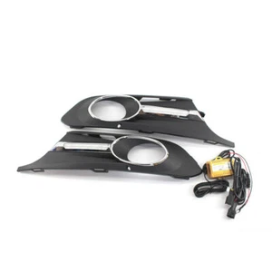 LR DRL Foglight GRILLE For Sagitar Jetta MK6 12-14 W/Wire Highline - Picture 1 of 7