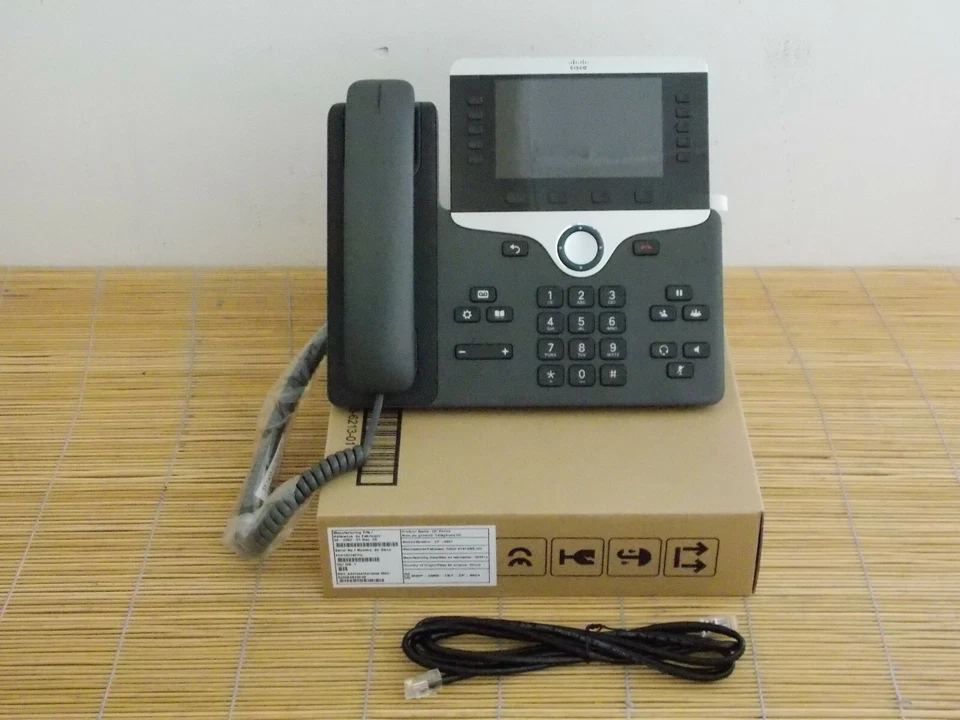 NEW Cisco CP-8851-K9 Charcoal IP Phone Phone SIP Signaling VoIP NEW OPEN BOX - Image 1 of 1