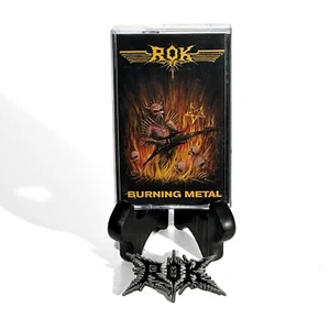 ROK Burning Metal Cassette Tape MC + Die Cast Pin Sadistik Exekution - Picture 1 of 2