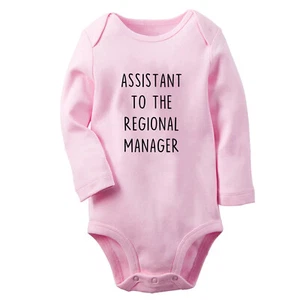 Assistant to the Assistant Regional Manager Funny Rompers Newborn Baby Bodysuits - Foto 1 di 9