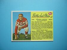 1963 POST CEREAL CFL FOOTBALL CARD #11 BOBBY JACK OLIVER WHITE BORDER SHARP!!