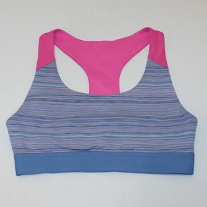 Ivivva by Lululemon Girl's Fly Tech Crop Top Multicolor Sports Bra size 10 - Picture 1 of 3