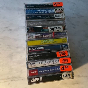 Vtg 1990s 1980s SEALED/NEW LOT CASSETTE TAPES Soul Funk R&B Music - Picture 1 of 13
