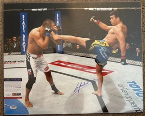 Lyoto Machida Signed 16x20 UFC Dragon autographed PSA DNA - Picture 1 of 1