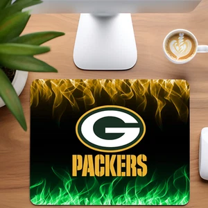 Green Bay Packers Custom Non-Slip Neoprene Mouse Pad Home Office - Picture 1 of 1