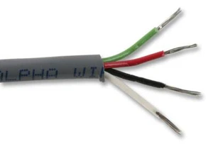 VERZINNTES KUPFER, 5,3 MM, GRAU, PVC, 4 KERNE, 7 X 28 AWG, UL2509 SERIE FÜR ALPHADRAHT - Bild 1 von 1