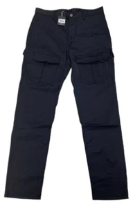 Barney Cools Men's Black Track Straight Zip Outdoor Cargo Pants Size 32 N1 NWT - Picture 1 of 2