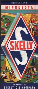 1961 Skelly Road Map: Minnesota NOS - Bild 1 von 1