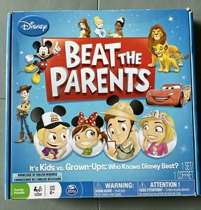 DISNEY’s BEAT THE PARENTS Theme Board Game CIB Kids Vs. Adults Free Ship - Picture 1 of 8