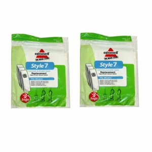 Fits For Bissell PowerForce, PowerGlide & Lift-Off 6 Pack Vacuum Bags - Picture 1 of 2