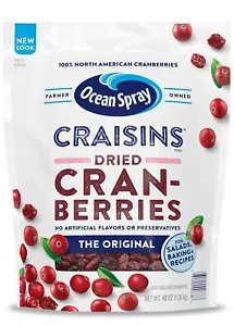 Ocean Spray Craisins Dried Cranberries Original 48 Ounce - Picture 1 of 5