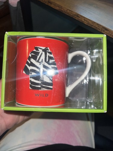 Tazza da caffè ""Wild"" Lenox Kate Spade New York nuova con scatola alta 3 5