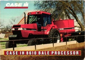 Tarjeta coleccionable ERTL Harvest Heritage #C4 estuche IH 8610 procesador de pacas - Imagen 1 de 2