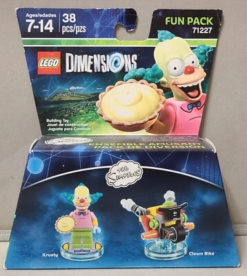 LEGO Dimensions- The Simpsons- Krusty  #71227 with Clown Bike- New/Sealed- HTF - Image 1 of 4