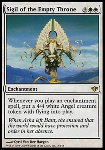 *MRM* FR/VF Sigille du tr�ne vacant - Sigil of the Empty Throne MTG Conflux - Picture 1 of 1