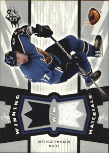 2006-07 SPx Winning Materials Spectrum #WMIK Ilya Kovalchuk Jersey /99 