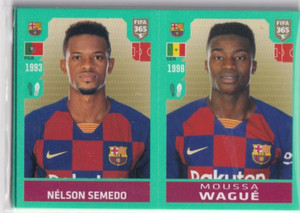 Panini Fifa 365 2020 Adesivo No. 96 Nelson Semedo - Moussa Wague