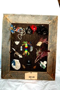 Native American Medicine Man Bag Thunderbird Navajo Arrow ART Museum Shaman - Picture 1 of 12