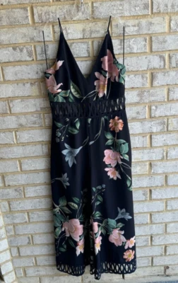 Macacão feminino Keepsake sem mangas sussurros floral tamanho G - Imagem 1 de 4