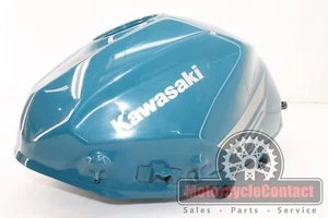 18-21 NINJA 400 ABS GAS TANK FUEL CELL PETROL RESERVOIR FAIRING COVER BLUE TEAL - Picture 1 of 24