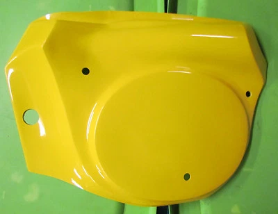 Capa lateral esquerda amarela Rickman Zundapp NOS 125 seis dias p/n R008 05 227 # 5 - Imagem 1 de 4