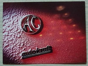 AC & AUTOKRAFT WEIHNACHTEN & NEUJAHR Auto Abzeichen Grußkarte - Bild 1 von 2