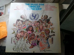 Music For Unicef LP 33 GIRI 1979 Italy Donna Summer Bee Gees Abba - Picture 1 of 4