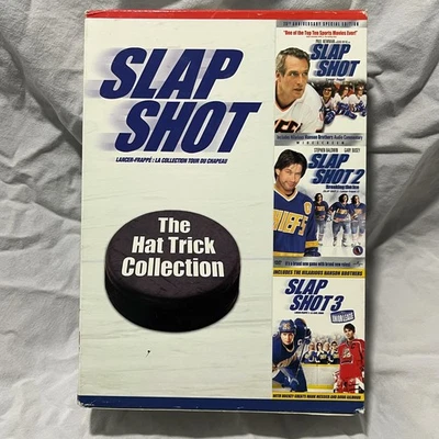 Slap Shot The Hat Trick Collection  Slapshot 1 2 3 DVD - Image 1 of 4