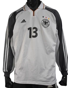 adidas Germany Deutschland Home LS Shirt EURO 2000 Michael Ballack XL authentic - Picture 1 of 15