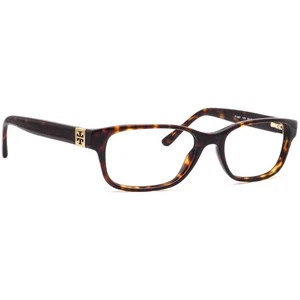 Anteojos Tory Burch TY 2067 1378 Dark Havana marco rectangular 52[]17 135 - Imagen 1 de 6