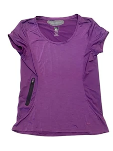 Athleisure Top Mesh Einsatz Reißverschlusstasche - Damen S REI Wandern Laufen - Bild 1 von 6