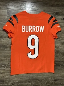 Authentic Joe Burrow Cincinnati Bengals Orange Nike Vapor FUSE Elite Jersey 44/L - Picture 1 of 9