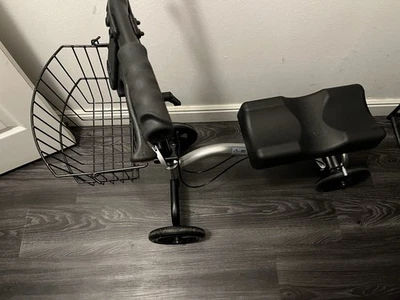 Nova Foldable/Turning/Knee Scooter For Mobility-With Memory Cushion & Basket - Image 1 of 4