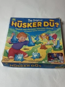 Vintage PARKER BROS Original HUSKER DU? 1993 Memory Match Family Board Game - Picture 1 of 11