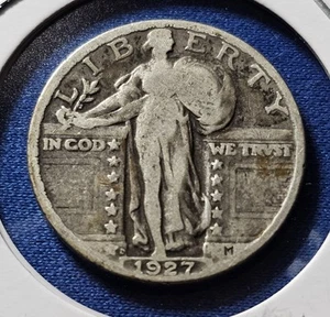 A 1927 - D Standing Liberty Silver Quarter. Better Date - Picture 1 of 2