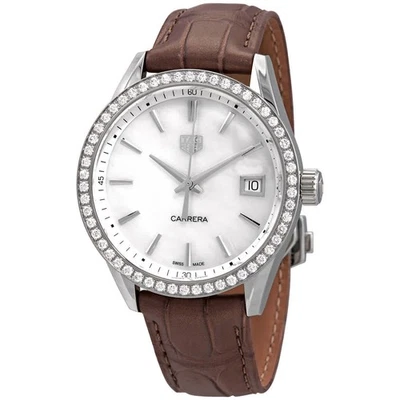 Reloj para mujer Tag Heuer Carrera cuarzo diamante WBK1316.FC8258 Foto 1 de 3