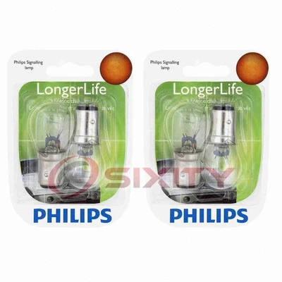 2 pc Philips Front Side Marker Light Bulbs for Mitsubishi 3000GT 1994-1998 qx - Image 1 of 4