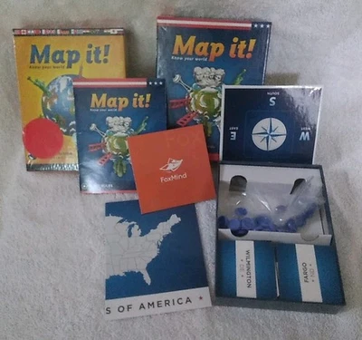 Карта это игра знать свой мир США FoxMind новый и б/у - Изображение 1 из 4