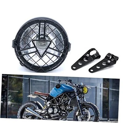  Faro Moto Universal, 6'' Faro Halógeno con Pantalla Blanco Foto 1 de 4