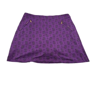 Pantalón Corto Clover By Bobby Jones Mujer Púrpura Paisley Performance S - Imagen 1 de 6