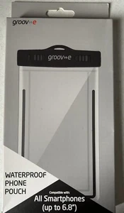 Groov-e Wasserdichte Etui Hülle für Universal Handy Smartphone bis 6,8" Klar - Bild 1 von 2