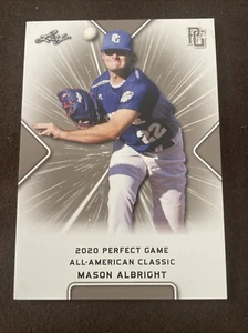 2020 Mason Albright Leaf Perfect Game Nike AA Classic Aflac All Star G - Picture 1 of 2