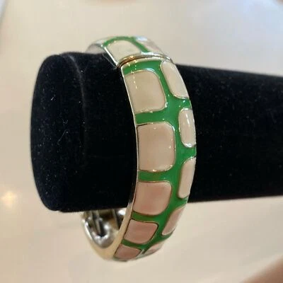 Pulsera brazalete Fornash - verde y blanco Foto 1 de 4