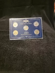 2003 Gold Plated United States of America State Quarter Collection - Picture 1 of 2