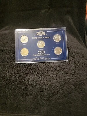 2003 Gold Plated United States of America State Quarter Collection - Image 1 of 2