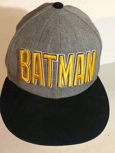 Batman cap Hat Gray Snapback H2 - Picture 1 of 4