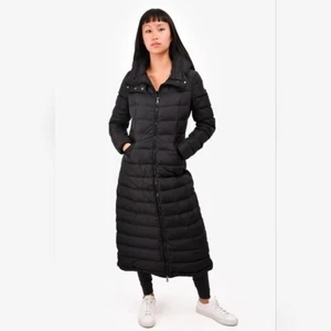 Moncler Flammong Long Down Puffer Coat with Fur Hood 0 - Picture 1 of 16
