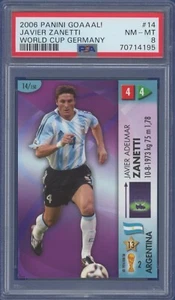 2006 Panini Goaaal World Cup #14 Javier Zanetti PSA 8 Argentina - Bild 1 von 2