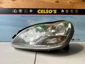 2003 2004 2005 2006 MERCEDES S500 S55 AMG LEFT SIDE HALOGEN HEADLIGHT OEM USED - Picture 1 of 16