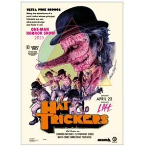 Rockin' Jelly Bean HAT TRICKERS Silk Screen Print 51.5×72.8cm limited - Picture 1 of 3